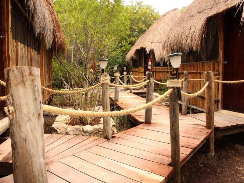 Hotel Maya Cabanas Y Cenote Tulum Exterior foto